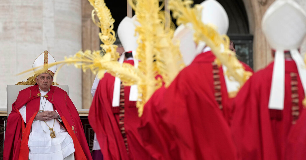 Le pape François saute l’homélie du dimanche des Rameaux