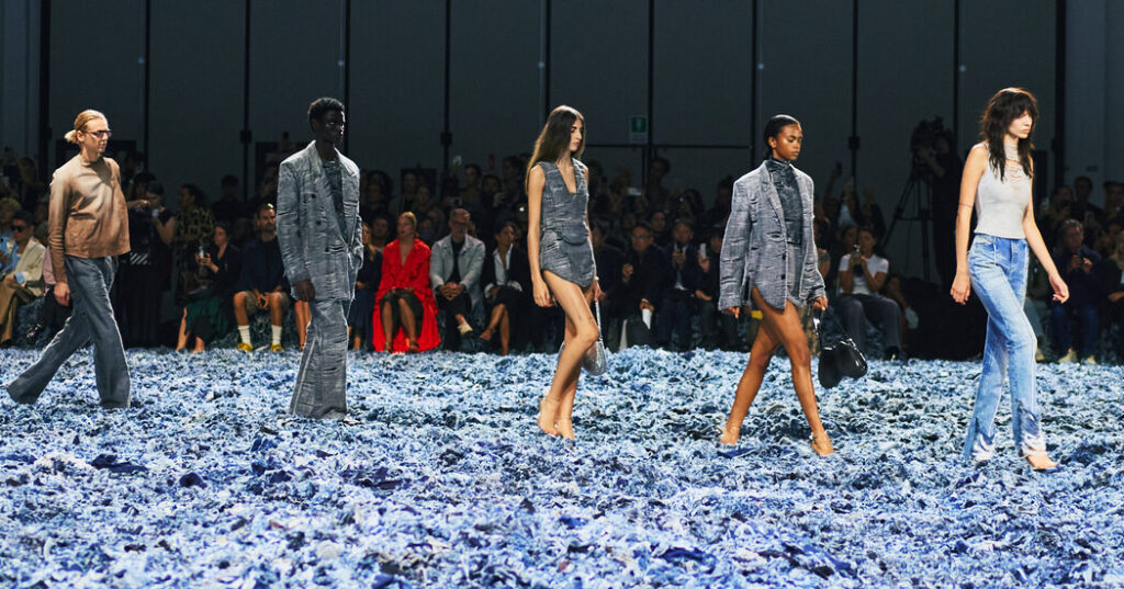 Denim de rêve de la Fashion Week